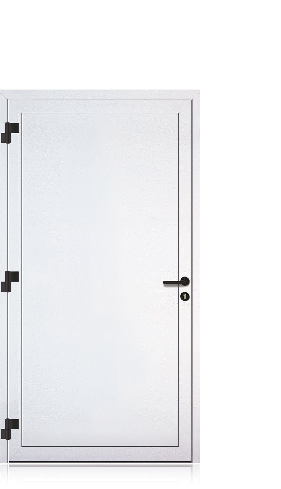 Aluminium Design Haustür - Compact DIMENSIO 2- Innenansicht