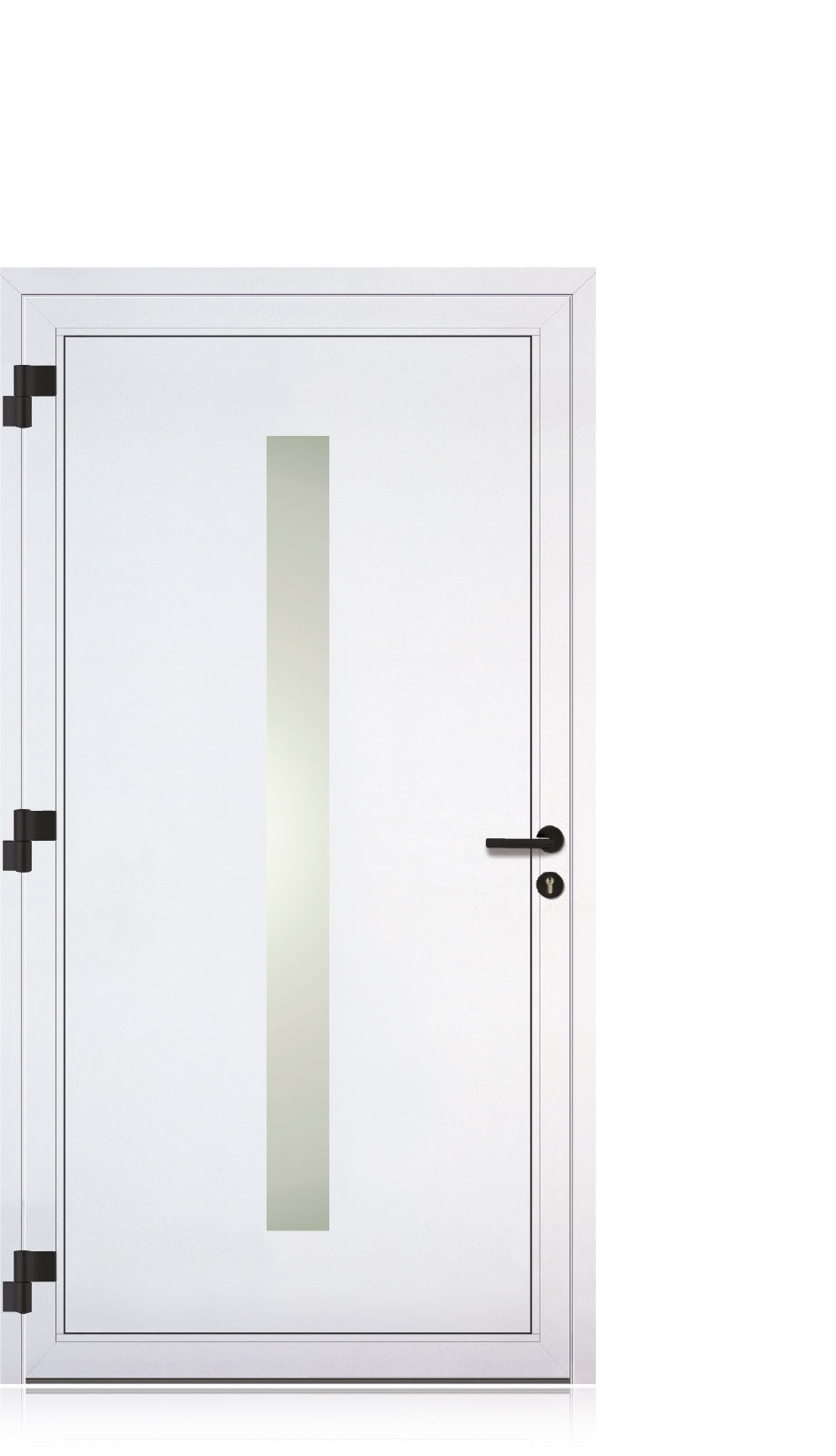 Aluminium Design Haustür - Compact DIMENSIO 3- Innenansicht