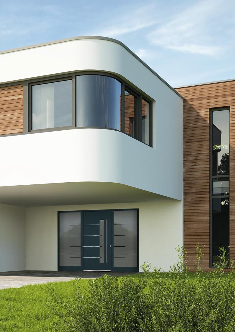 Designer Haus im Bauhausstil